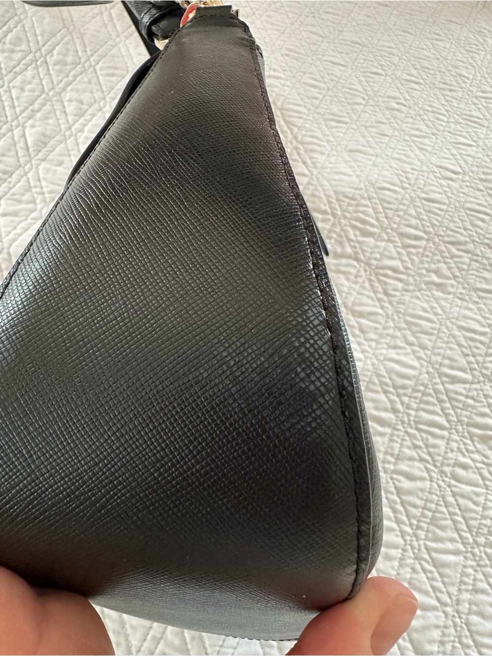 kate spade Black Leather Crossbody with Gold Accents - Picture 4 of 7